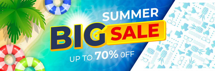 Summer Big Sale Promotion Banner