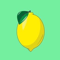 vector lemon. print on clothes or print