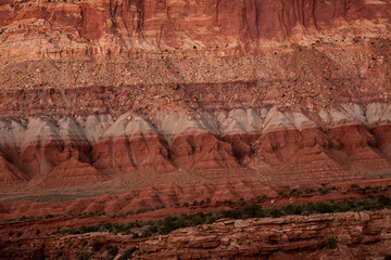 Sandstone Cliffs Tumble into the Valley