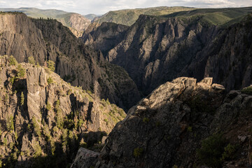 Fototapeta premium Shadows And Light Compete for Domination In Black Canyon