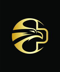 Obraz premium Cross eagle logo vector for medical company