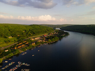 Fototapeta premium Aerial Deep Creek 48 mp