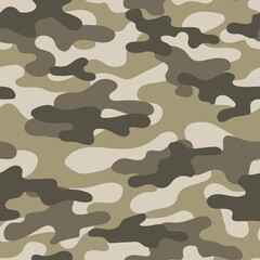 vector bruin camouflagepatroon voor leger. camouflage militair patroon