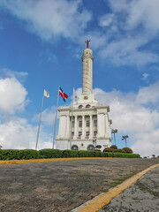 Dominican Republic, Santiago de los Caballeros, el Monumento, dominican history - obrazy, fototapety, plakaty