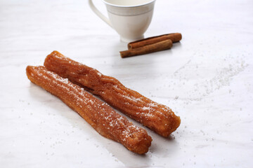 Putu Mayang or Petulo, Indonesian Traditional Javanese Snack Made of Rice Flour Strands Curled up into a Ball with Food Coloring, Served with Coconut Milk and Palm Sugar Syrup.