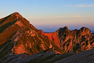 Mt.Shirouma, Kaerazu Killet 唐松岳からの不帰キレット