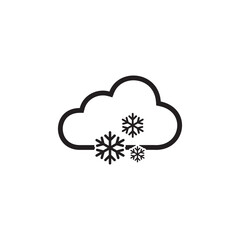 weather icon vector,snowfall icon vector