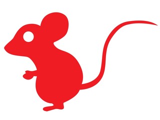子年のネズミのスタンプイラスト