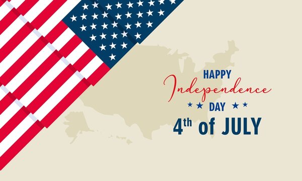 4th of july independence day illustration