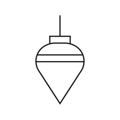 Plumb bob icon design vector illustration