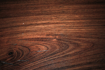 Fototapeta premium Plank wood table floor with natural pattern texture background.