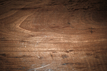 Obraz premium Plank wood table floor with natural pattern texture background.