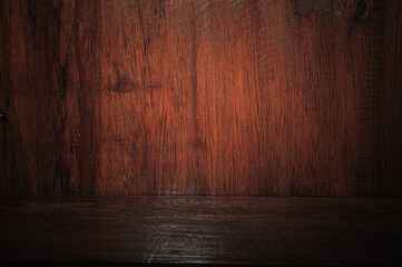 Plank wood table floor with natural pattern texture background.
