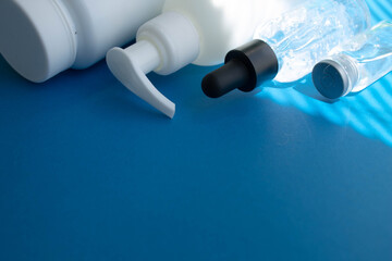 Skin care product. Beauty and youth of a woman. Youth shampoo.