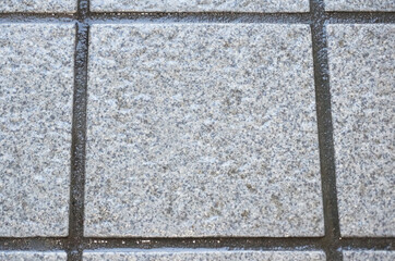 日本の玄関と石目タイル Japanese house entrance and stone tile