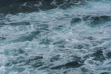 Fototapeta na wymiar Sea waves splash