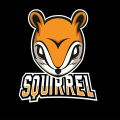 Squirel sport or esport gaming mascot logo template, for your team