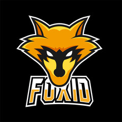 Fox sport or esport gaming mascot logo template, for your team