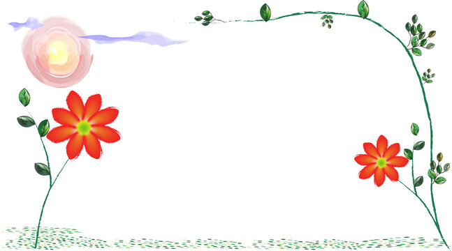 PowerPoint Template Watercolour Art & Illustration