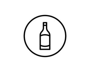 Alcohol line icon