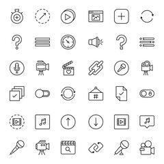 Sign icon set.