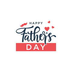 Happy Father's Day illustration vector graphic of good for greeting card, sale, typography, Background. Fathers day holiday