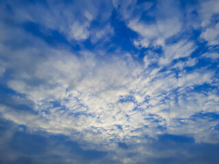 blue sky with clouds