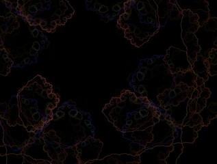 Imaginatory fractal background generated Image