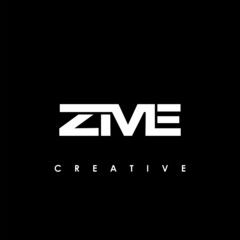 ZME Letter Initial Logo Design Template Vector Illustration