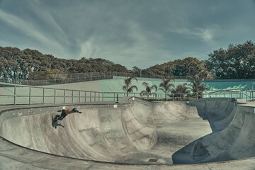 roller skater jump