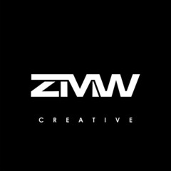 ZMW Letter Initial Logo Design Template Vector Illustration