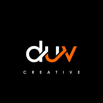 DUV Letter Initial Logo Design Template Vector Illustration