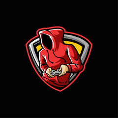anonymous gamer gaming hacker esport © yogo
