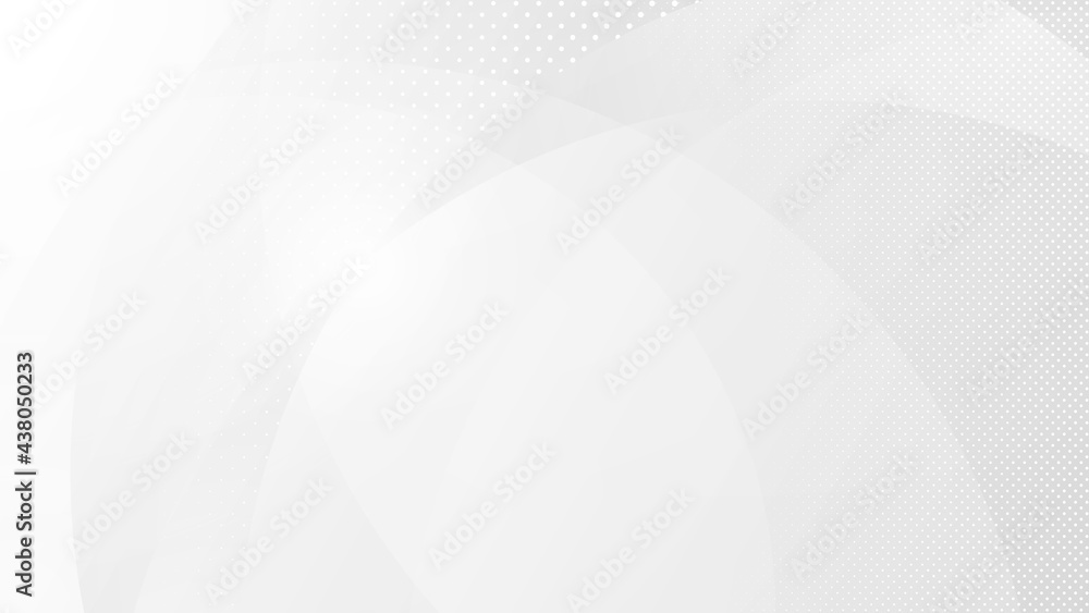 Wall mural white abstract background with patterns and dots.