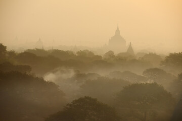 Obraz premium bagan morning