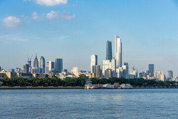 Fototapeta na wymiar Guangzhou city architecture skyline
