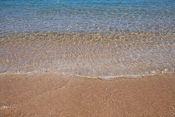 Calm sea water background. Tranquil water landscape with calm surface.