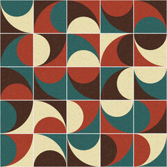 Abstract Geometric Pattern generative computational art illustration