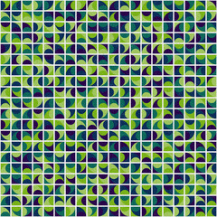 Abstract Geometric Pattern generative computational art illustration