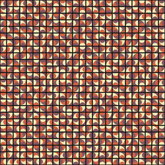 Fototapeta premium Abstract Geometric Pattern generative computational art illustration