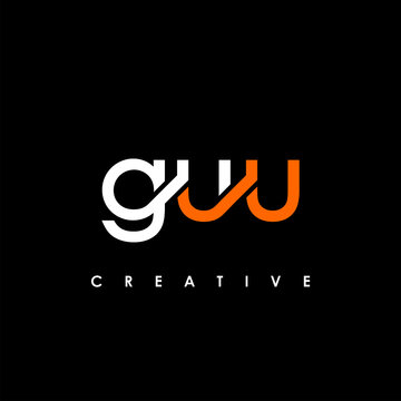 GUU Letter Initial Logo Design Template Vector Illustration