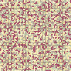 Abstract Geometric Pattern generative computational art illustration