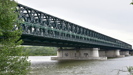 road bridge across the Danube River in Tulln