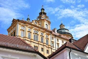 Fototapeta na wymiar Melk - Famous Baroque Abbey in Austria