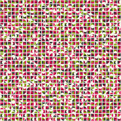 Abstract Geometric Pattern generative computational art illustration