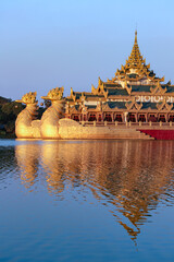 The Karaweik Royal Barge - Yangon - Myanmar
