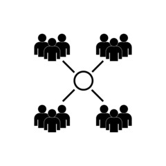 Online class icon isolated on white background