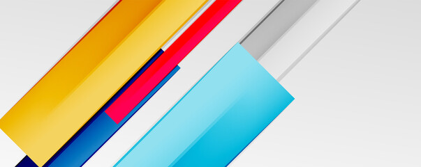 Multicolored lines background. Design template for business or technology presentations, internet posters or web brochure covers