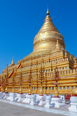 Shwezigon Pagoda - Bagan - Myanmar
