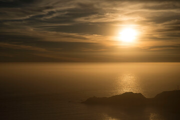 sunset at San Francisco